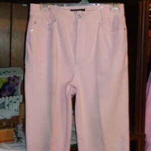 NICE PRETTY PINK CAMBRIO STRETCH JEANS-SZ 10-GENTLY WORN